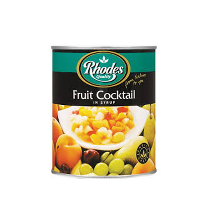 820g ingredients in caned fruit cocktail